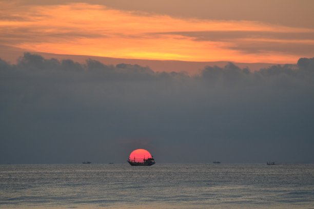 印尼日落图片下载