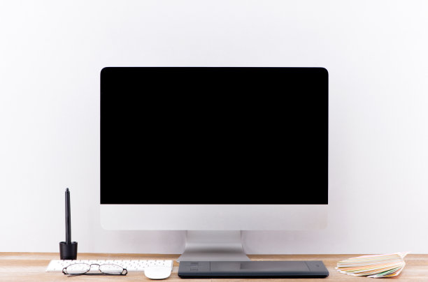 舒适的工作环境与现代电脑图片下载