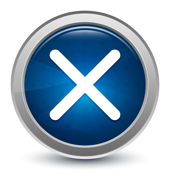 十字星爆亮图标蓝色圆形按钮插图设计概念图片下载