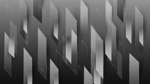 抽象黑白几何构成背景。图片下载