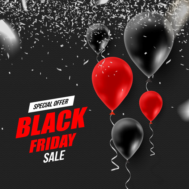 黑色星期五大减价的背景。图片下载
