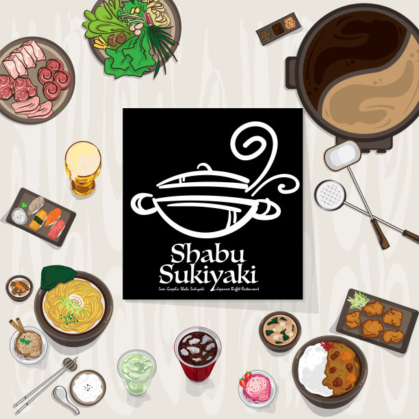 日式日式自助餐厅图片下载