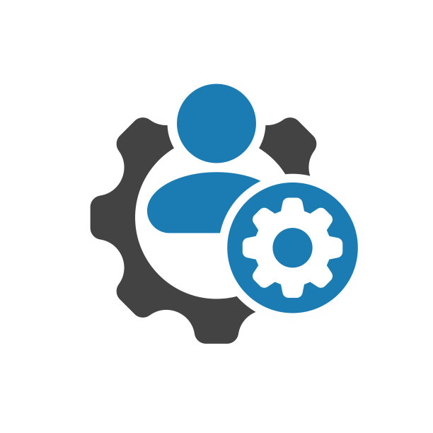 人类管理图标与设置标志，自定义，设置，管理，进程符号图片下载