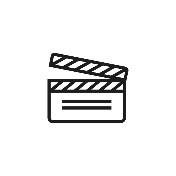 场记板线条图标图片下载
