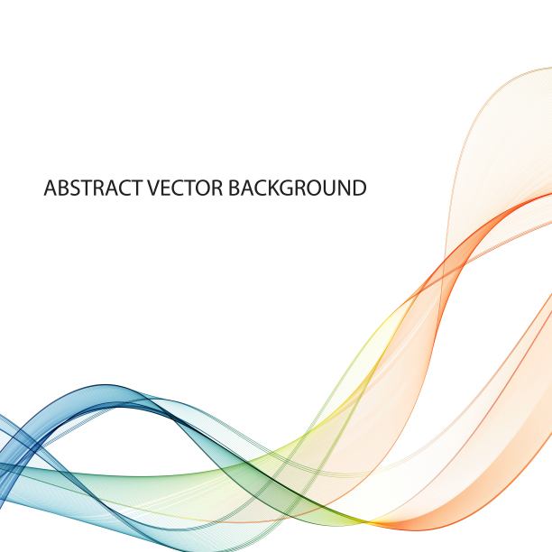 抽象的彩色背景与波浪，矢量插图。每股收益10图片下载