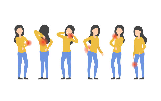 组疼痛字符图片下载