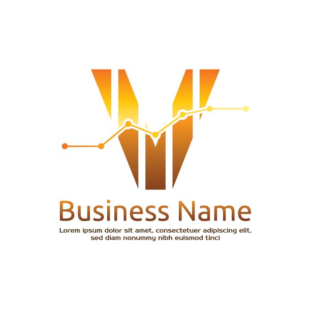 会计标志字母V图片下载