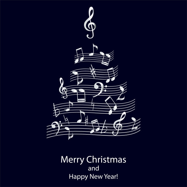 圣诞音乐背景图片下载