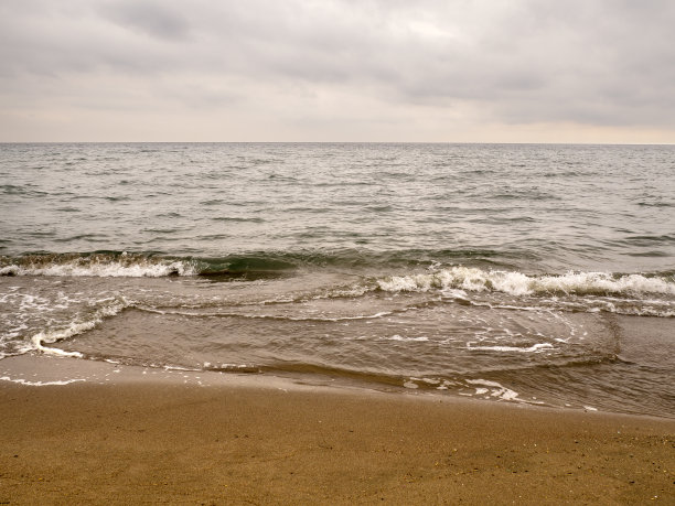 沙滩天空背景图片下载