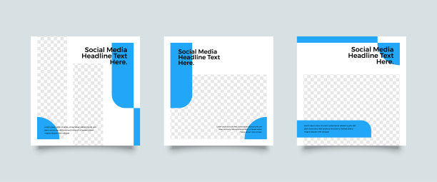 可编辑的张贴模板社交媒体横幅数字营销。促进品牌的时尚。的故事。流媒体。矢量图-矢量图片下载