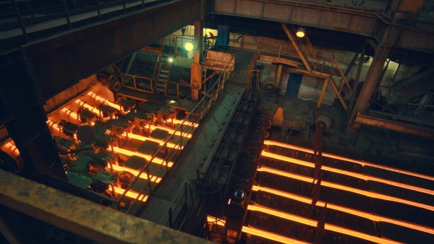 钢厂——铁棒成型后图片下载