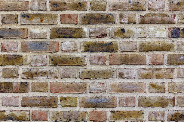 无缝背景纹理的佛兰德斯粘合砖墙在伦敦图片下载