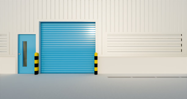 工厂及卷帘门图片下载