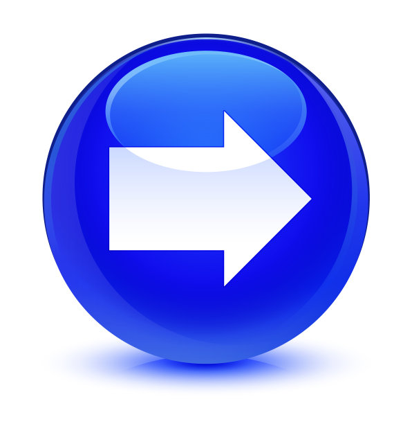 下一个箭头图标玻璃蓝色的圆形按钮图片下载