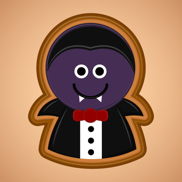 卡通可爱的吸血鬼图片下载