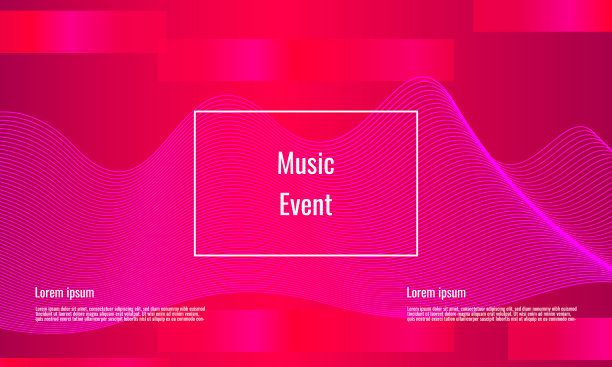 音乐活动横幅设计图片下载