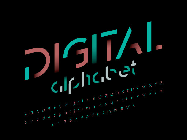 抽象的字体图片下载