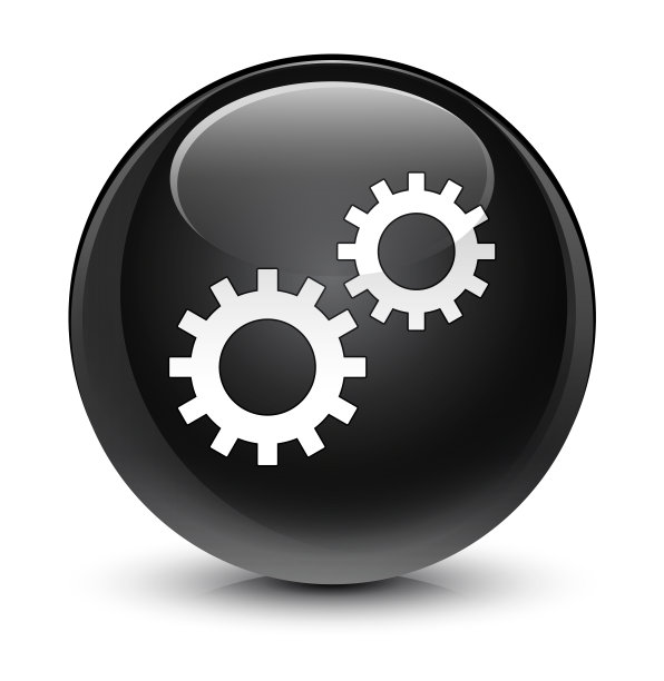 进程图标玻璃黑色圆形按钮图片下载