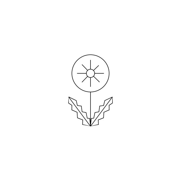 蒲公英，蒲公英线图标，轮廓矢量符号，线形象形孤立于白色。气球标志，标志插图。图片下载