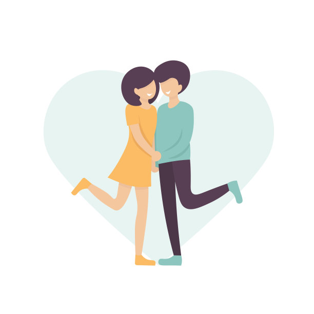 情侣间的爱情故事图片下载