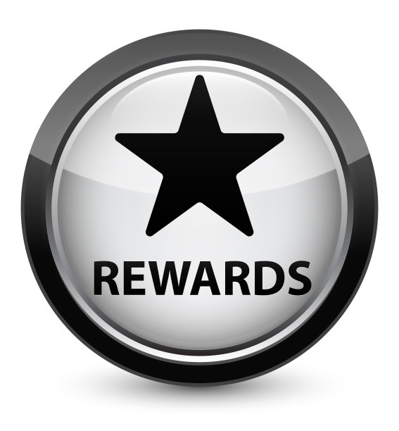 奖励(星状图标)水晶黑色圆形按钮图片下载