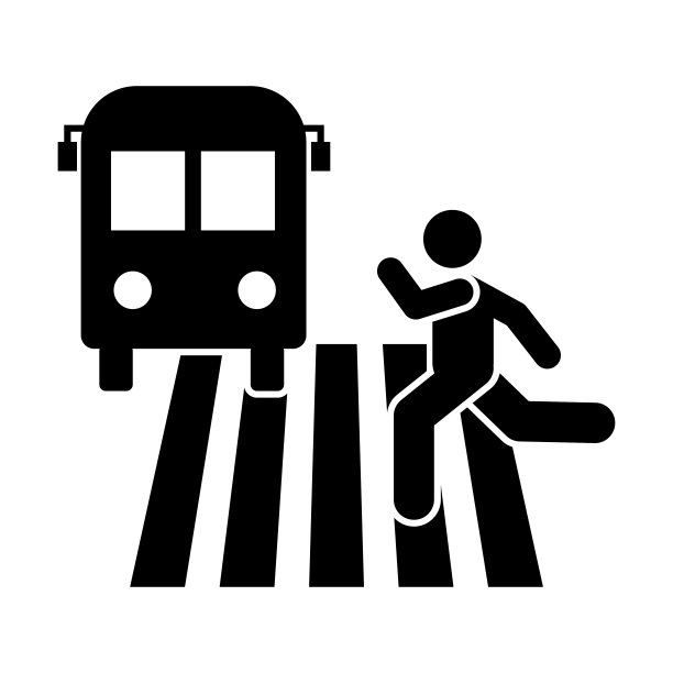 男人跑步象形图标志图片下载