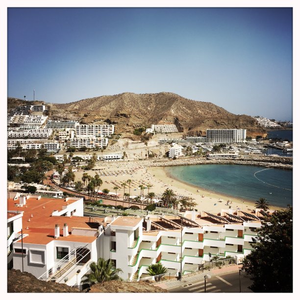 格兰卡纳利亚的波多黎各海滩图片下载