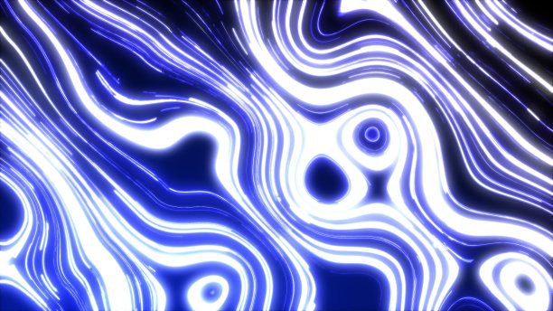 故障线，在黑暗中高速旅行，3d渲染电脑生成的背景图片下载