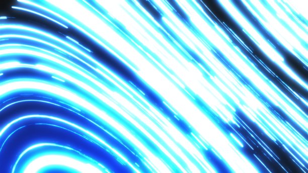 故障线，在黑暗中高速旅行，3d渲染电脑生成的背景图片下载