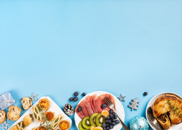 圣诞晚宴餐桌图片下载