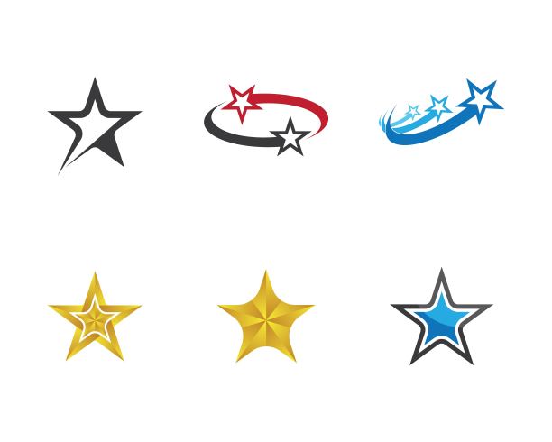 星形矢量图标插图设计图片下载