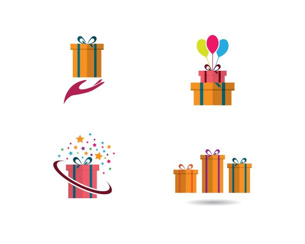 生日礼物矢量图标插图图片下载