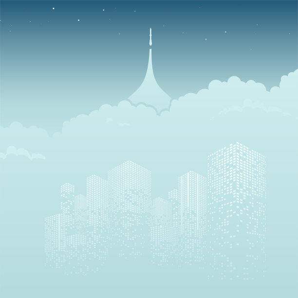 现代城市景观或天际线背景图片下载