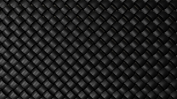 碳纤维网格背景，3d渲染插图图片下载