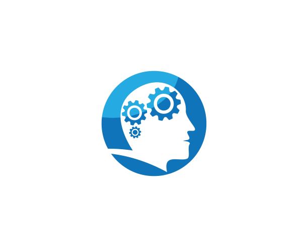 大脑符号矢量图标插图图片下载