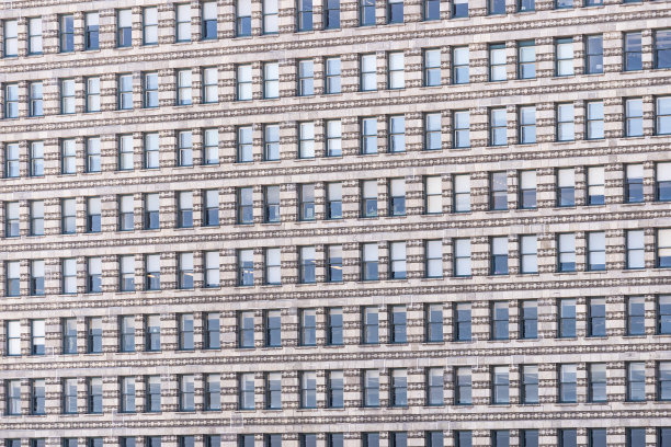 窗户立面办公建筑图片下载