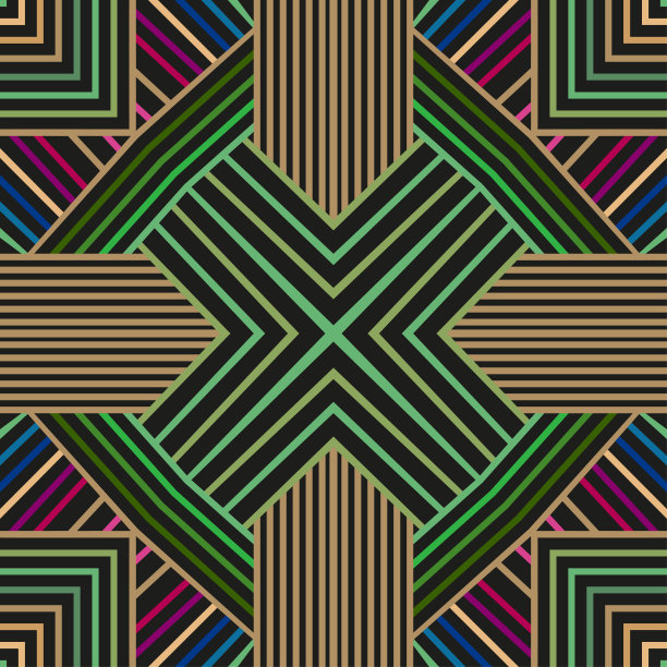 抽象几何无缝背景。图片下载