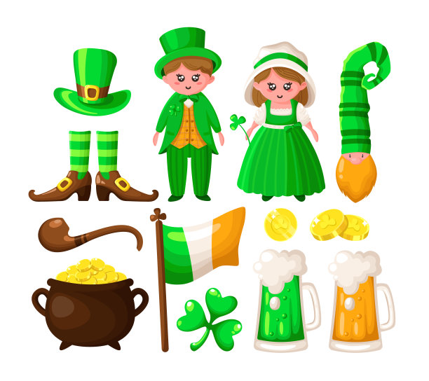 圣帕特里克节漫画图片下载