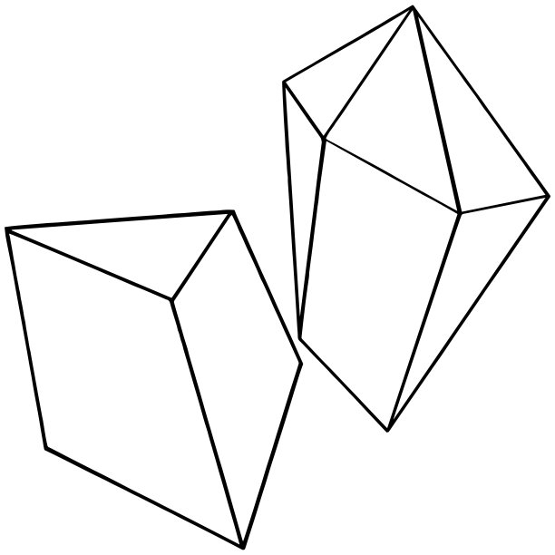 向量的几何形式。孤立的插画元素。马赛克的形状。图片下载