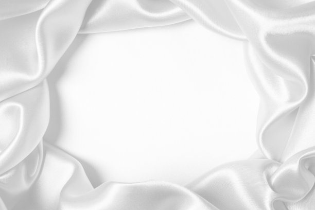 白色丝绸纹理边框背景图片下载