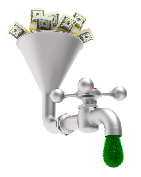 白色背景上的水龙头。孤立的3 d演示图片下载