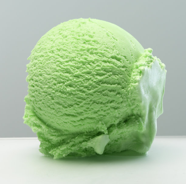 青柠冰淇淋勺图片下载