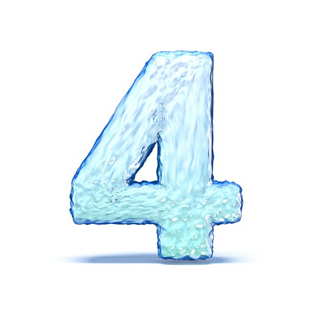 冰水晶字体4 4 3D图片下载