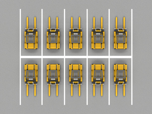 停车与叉车图片下载