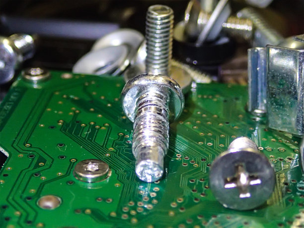 微机微细电路板打印绿色it背景特写技术基础图片下载