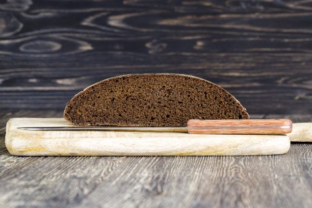 黑麦切面包图片下载