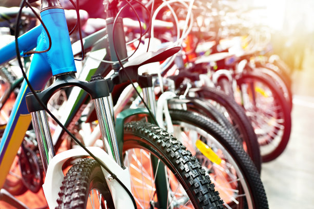 运动商店的自行车图片下载