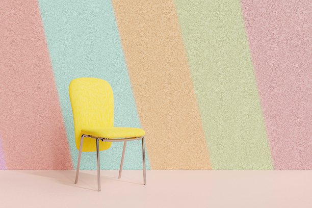 黄色的椅子图片下载