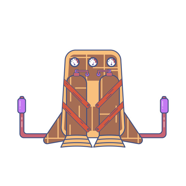 Jetpack孤立在白色背景上。图片下载