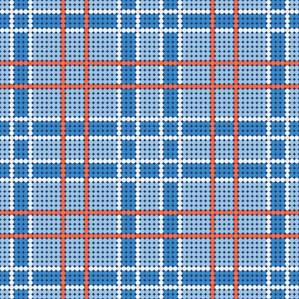 无缝格子矢量图案图片下载